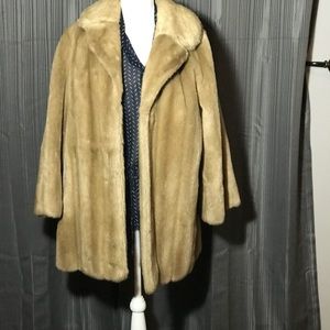 Faux fur coat
